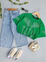 کراپ دخترونه نگین‌دار فرشته💚