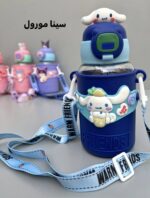 قمقمه وارداتی عروسکی سانریو💜🩵🩷🌈 - تصویر 5