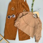 ست کراپ شلوار کبریتی🤎